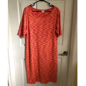Neon colored 2XL LuLaRoe Julia